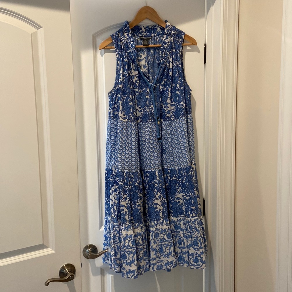 NWOT- XL- Sleeveless Blue Dress